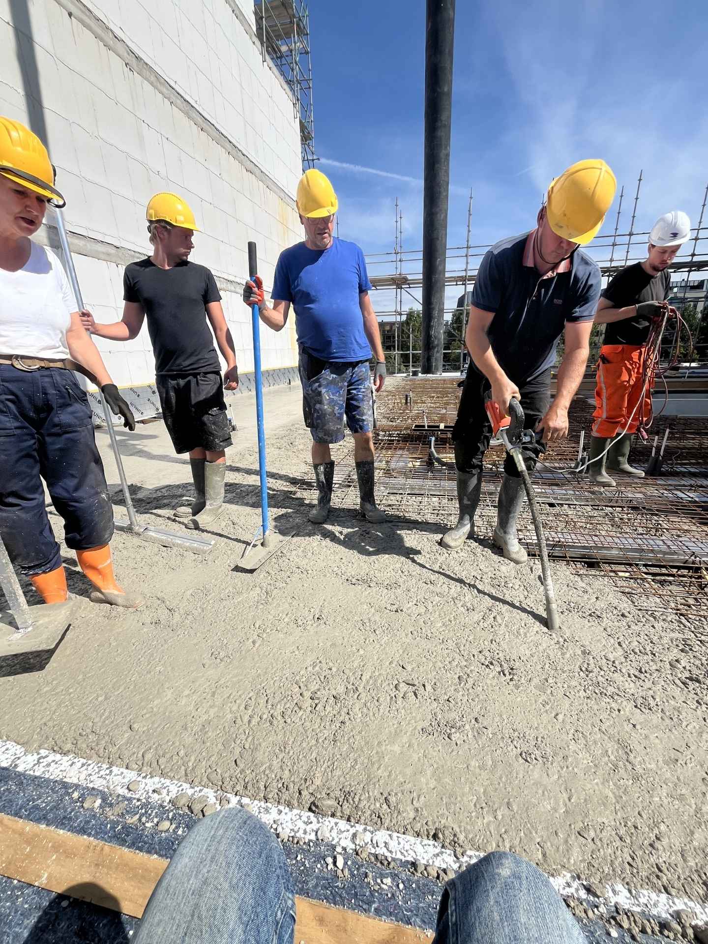 Beton verdichten met de trilnaald